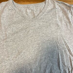 GAP Gray V-Neck T-Shirt